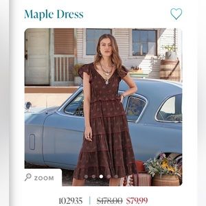 Sundance Maple Dress, petite medium